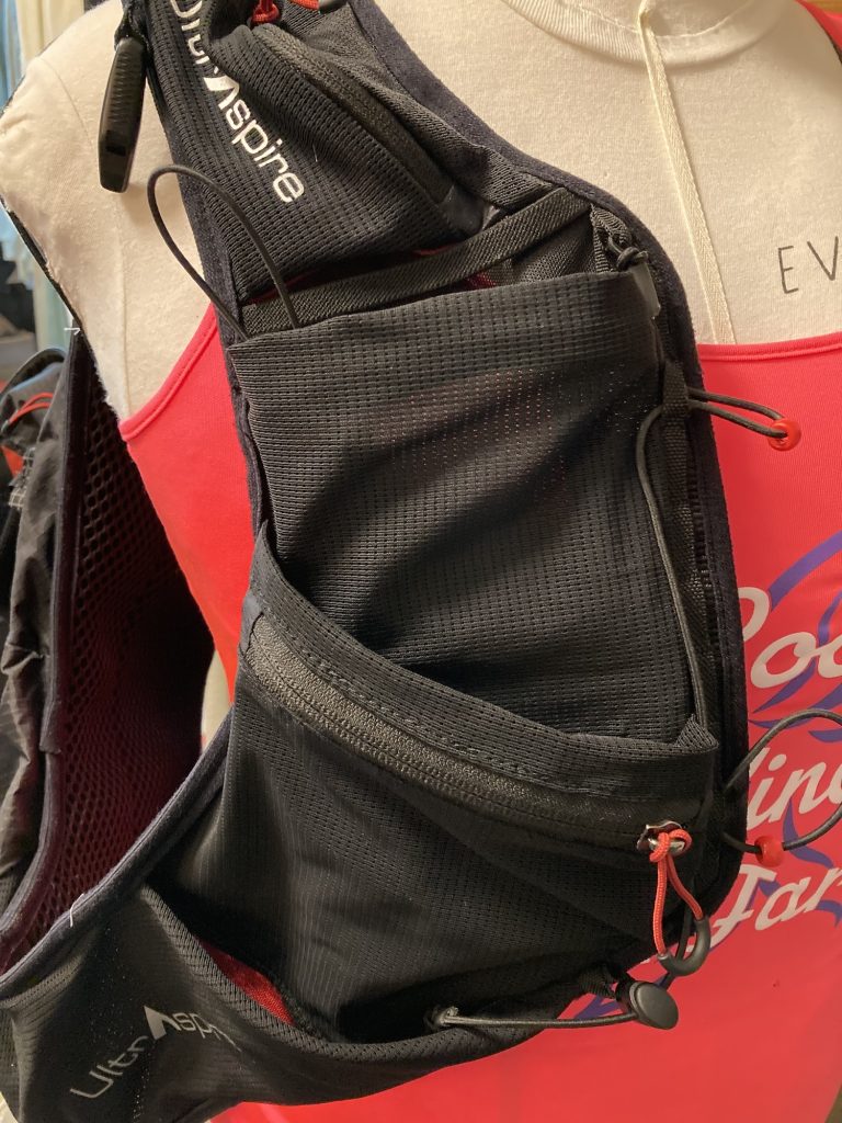 the pack prior to adding the cinch top
