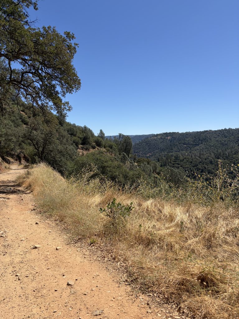 Stagecoach Trail on a hot summer days. 
